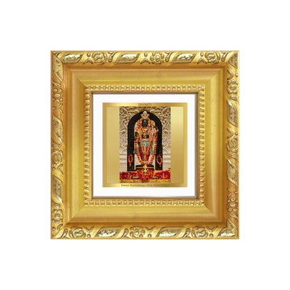 Diviniti Ram Lalla Tabletop Photo Frame in 24K Gold Plated Foil | Innocence, Divine Grace & Blessings | DG103S1A (10x10 CM)