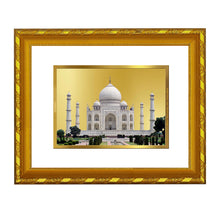 Load image into Gallery viewer, DIVINITI 24K Gold Plated Taj Mahal Photo Frame For Home Wall Decor, Living Room, Gift (21.5 X 17.5 CM)