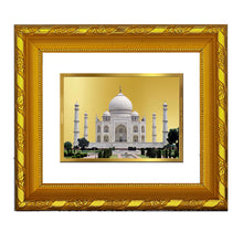 Load image into Gallery viewer, DIVINITI 24K Gold Plated Taj Mahal Photo Frame For Home Wall Decor, TableTop, Luxury Gift (15.0 X 13.0 CM)