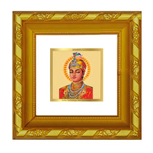 Load image into Gallery viewer, DIVINITI 24K Gold Plated Guru Harkrishan Photo Frame For Home Decoration, Gift (10.8 X 10.8 CM)