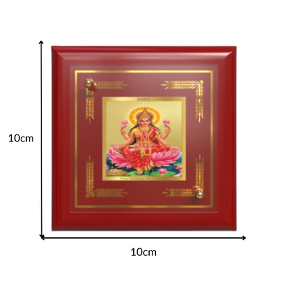 Goddess Lakshmi | Devi of Wealth & Prosperity Tabletop Frame in 24K Gold Plated Foil