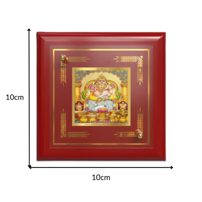 Lord Kuber | God of Wealth Tabletop Frame in 24K Gold Plated Foil