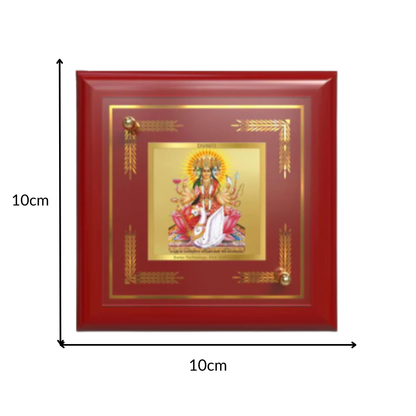 Gayatri Mata | Goddess of Wisdom | Divine Mother of Vedas For Tabletop Frame in 24K Gold Plated Foil