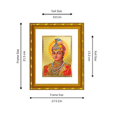 Load image into Gallery viewer, DIVINITI 24K Gold Plated Guru Harkrishan Wall Photo Frame For Home Decor, Living Room (21.5 X 17.5 CM)
