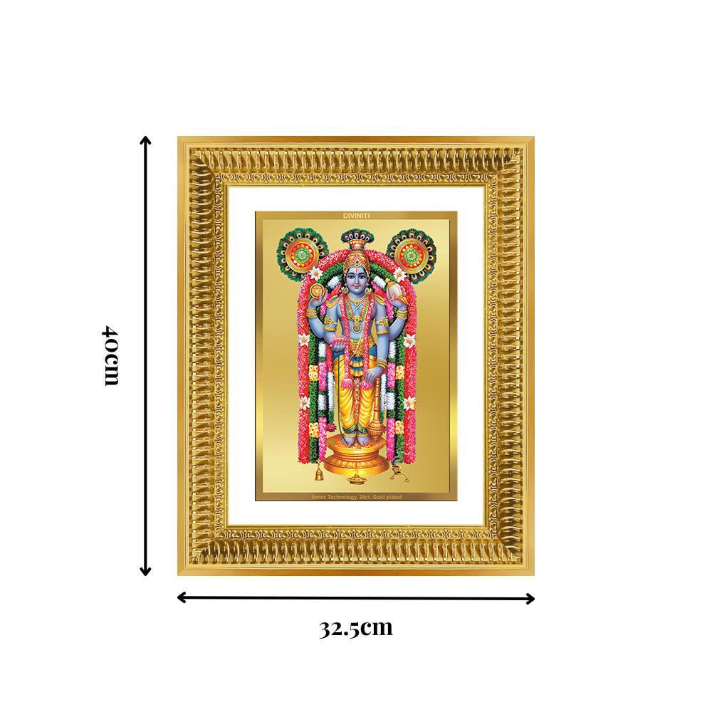 Diviniti 24K Gold Plated Guru Vayurappan (Classic) Sacred Sikh Wall Frame for Home Decor & Office Ambiance | Premium Spiritual Gift