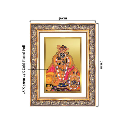Banke Bihari | Kunj Bihari Wall Mount Photo Frame in 24K Gold Plated Foil