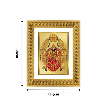 Diviniti 24K Gold Plated Padmavati (Classic) Divine Wall Frame for Home Mandir & Office Decor | Luxury Spiritual Gift