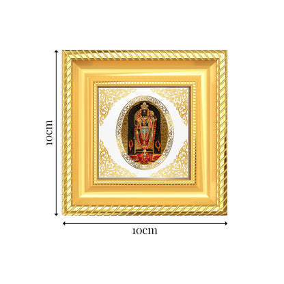 Ram Lalla | Divine Child Ram Royal Tabletop Photo Frame in 24K Gold Plated Foil