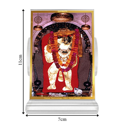 Mehandipur Bala Ji | Divine Lord Bala Ji Car Dashboard & Tabletop Photo Frame in 24K Gold Plated Foil