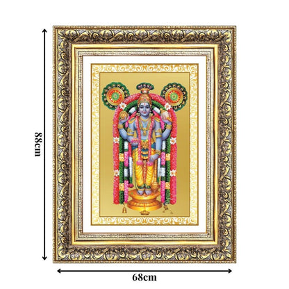 Diviniti 24K Gold Plated Guru Vayurappan (Classic) Sacred Sikh Wall Frame for Home Decor & Office Ambiance | Premium Spiritual Gift