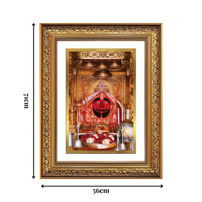 Diviniti 24K Gold Plated Salasar Balaji (Classic) Divine Wall Frame for Home Mandir & Office Decor | Luxury Spiritual Gift