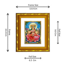 Load image into Gallery viewer, DIVINITI 24K Gold Plated Goddess Gayatri Photo Frame For Home Decor, Festival Gift (15.0 X 13.0 CM)