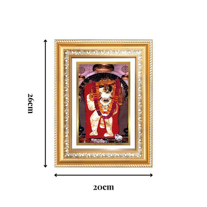 Diviniti 24K Gold Plated Mehndipur Balaji (Classic) Divine Wall Frame for Home Mandir & Office Decor | Luxury Spiritual Gift