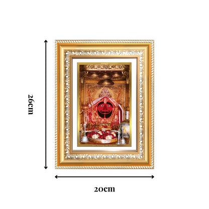 Diviniti 24K Gold Plated Salasar Balaji (Classic) Divine Wall Frame for Home Mandir & Office Decor | Luxury Spiritual Gift