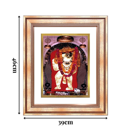 Diviniti 24K Gold Plated Mehndipur Balaji (Classic) Divine Wall Frame for Home Mandir & Office Decor | Luxury Spiritual Gift