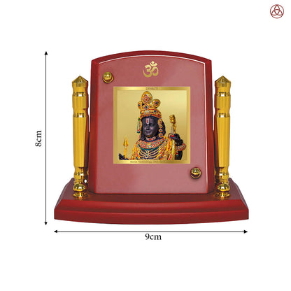 Ram Lalla | Divine Child Form of Lord Ram at Ayodhya Temple Car Dashboard Frame in 24K Gold Plated Foil