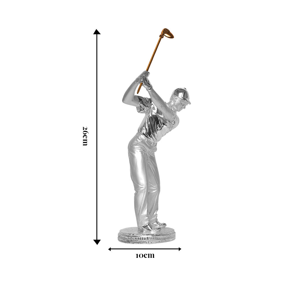 Diviniti 999 Silver Plated Golf Trophy | Premium Golf Award | Luxury Sports Trophy for Champions