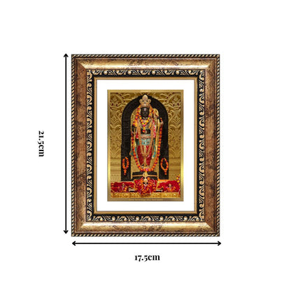 Diviniti 24K Gold Plated Ram Lalla (Classic) Divine Wall and Table Top Frame for Home Mandir & Office Decor | Luxury Spiritual Gift