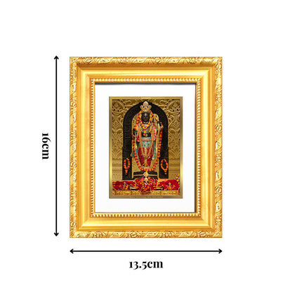 Diviniti 24K Gold Plated Ram Lalla |Divine Table Top Frame for Home Mandir & Office Decor | Luxury Spiritual Gift