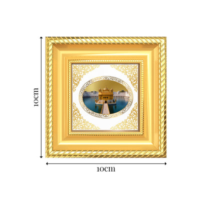 Golden Temple | Sacred Sikh Shrine Royal Tabletop Photo Frame in 24K Gold Plated Foil
