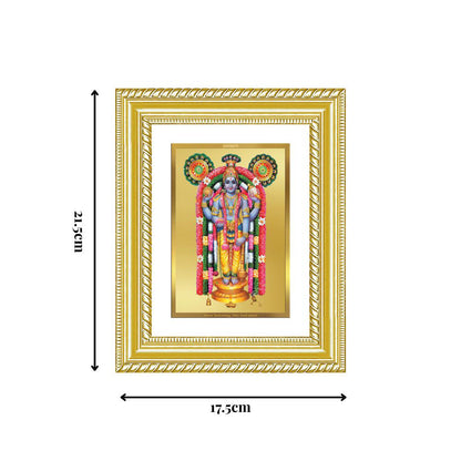 Diviniti 24K Gold Plated Guru Vayurappan (Classic) Sacred Sikh Wall and Table Top Frame for Home Decor & Office Ambiance | Premium Spiritual Gift