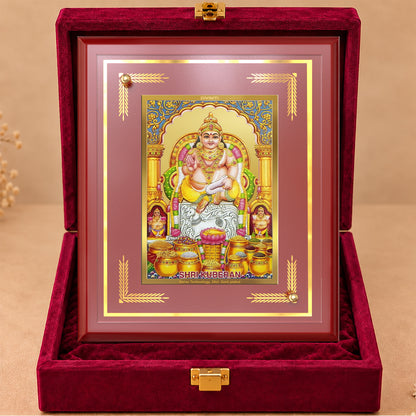 24K Gold-Plated Kuber MDF Frame | Premium Gift Box | 22 X 18 CM