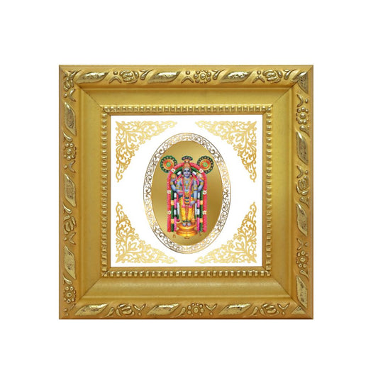 Guru Vayurappan | Divine Krishna Form Royal Tabletop Photo Frame in 24K Gold Plated Foil