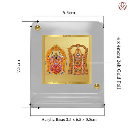 24 Karat Gold Plated Foil Divine Luxury Car Frame