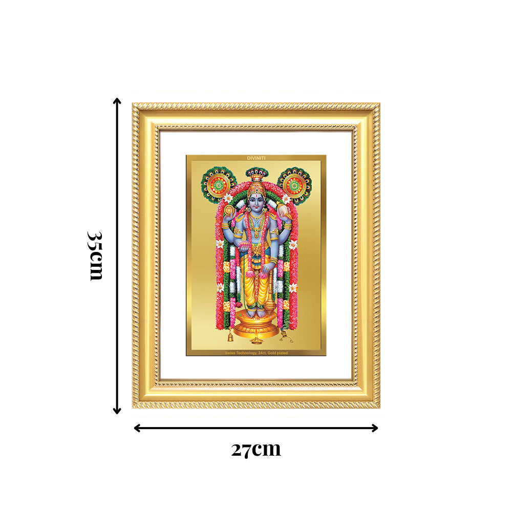 Diviniti 24K Gold Plated Guru Vayurappan (Classic) Sacred Sikh Wall Frame for Home Decor & Office Ambiance | Premium Spiritual Gift