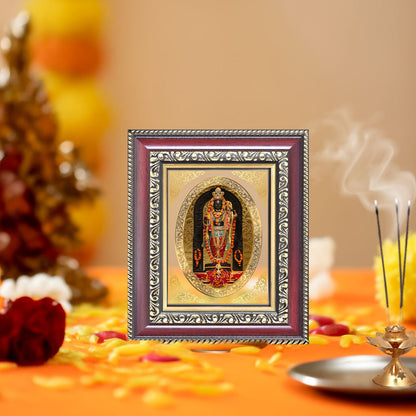 Diviniti 24K Gold Plated Ram Lalla (ROYAL) Divine Table Top Frame for Home Mandir & Office Decor | Luxury Spiritual Gift
