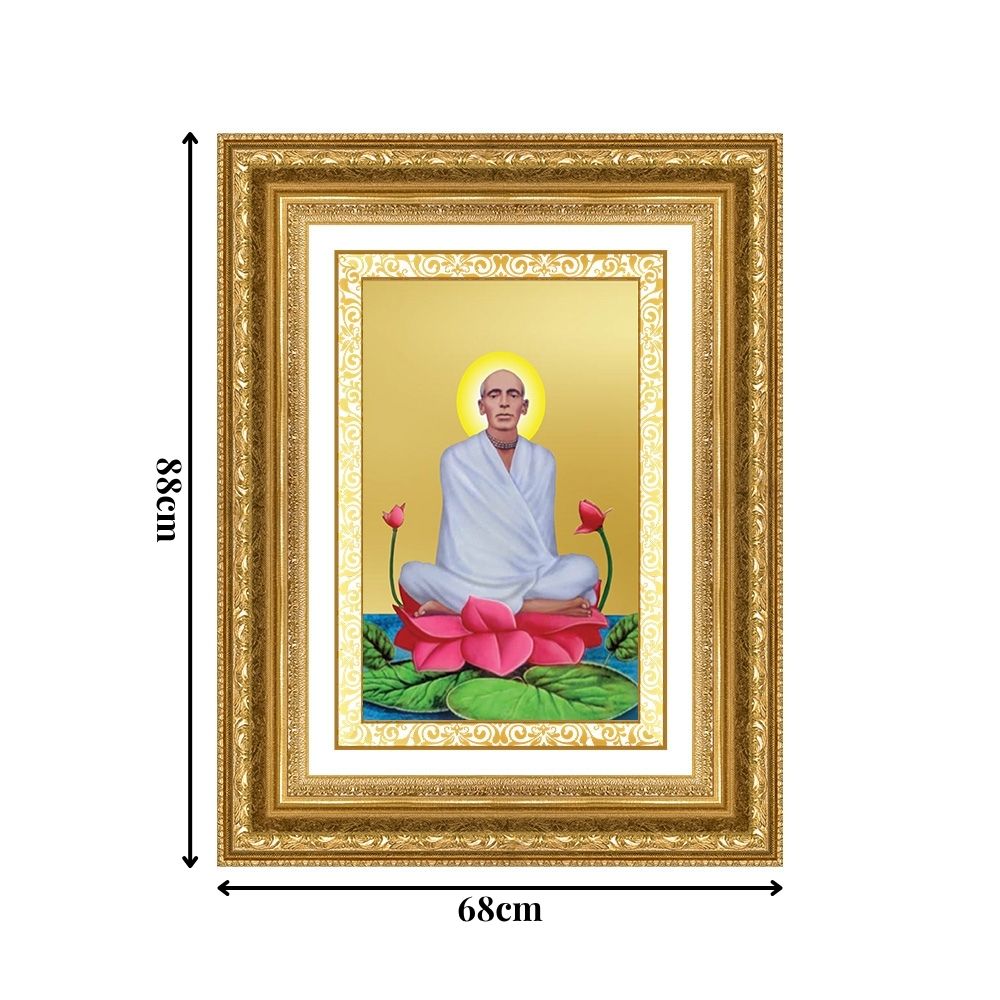Diviniti 24K Gold Plated Ram Thakur (Classic) Divine Wall Frame for Home Mandir & Office Decor | Luxury Spiritual Gift