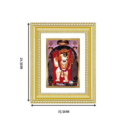 Diviniti 24K Gold Plated Mehndipur Balaji (Classic) Divine Wall and Table Top Frame for Home Mandir & Office Decor | Luxury Spiritual Gift