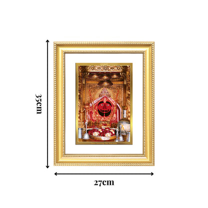 Diviniti 24K Gold Plated Salasar Balaji (Classic) Divine Wall Frame for Home Mandir & Office Decor | Luxury Spiritual Gift