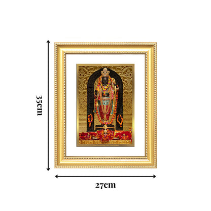 Diviniti 24K Gold Plated Ram Lalla (Classic) Divine Wall Frame for Home Mandir & Office Decor | Luxury Spiritual Gift