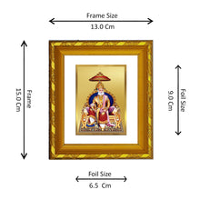 Load image into Gallery viewer, DIVINITI 24K Gold Plated Agrasen Maharaj Photo Frame For Home Decor, Luxury Gift (15.0 X 13.0 CM)
