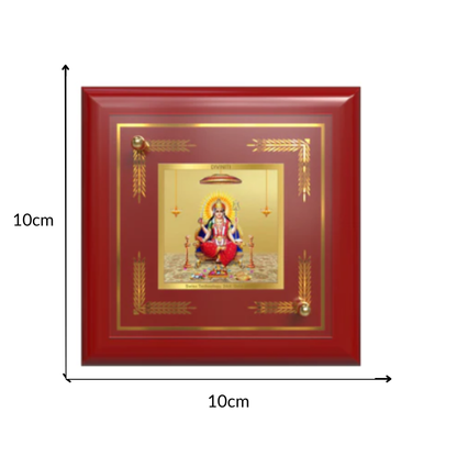 Santoshi Mata | Goddess of Contentment & Fulfilment Tabletop Frame in 24K Gold Plated Foil
