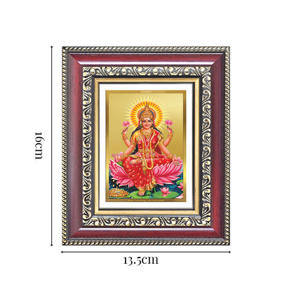 Diviniti 24K Gold Plated Lakshmi (Classic) Divine Table Top Frame for Home Mandir & Office Decor | Luxury Spiritual Gift