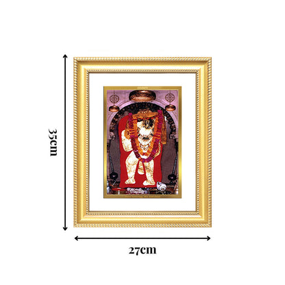 Diviniti 24K Gold Plated Mehndipur Balaji (Classic) Divine Wall Frame for Home Mandir & Office Decor | Luxury Spiritual Gift