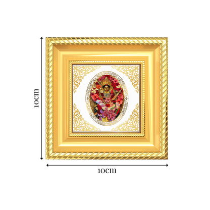 Katyayani Mata | Divine Goddess Royal Tabletop Photo Frame in 24K Gold Plated Foil