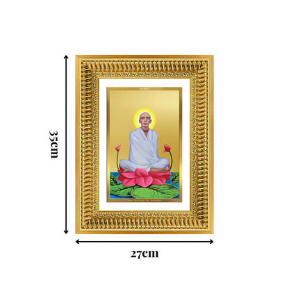 Diviniti 24K Gold Plated Ram Thakur (Classic) Divine Wall Frame for Home Mandir & Office Decor | Luxury Spiritual Gift