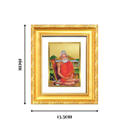 Diviniti 24K Gold Plated Baba Lokenath Divine Table Top Frame for Home Mandir & Office Decor | Luxury Spiritual Gift