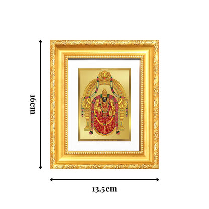 Diviniti 24K Gold Plated Padmavati |Divine Table Top Frame for Home Mandir & Office Decor | Luxury Spiritual Gift
