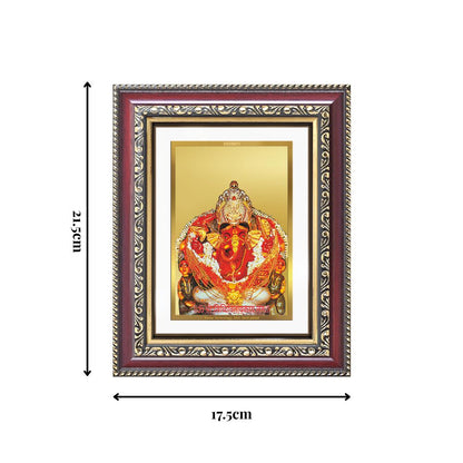 Diviniti 24K Gold Plated Siddhi Vinayak (Classic) Divine Wall and Table Top Frame for Home Mandir & Office Decor | Luxury Spiritual Gift
