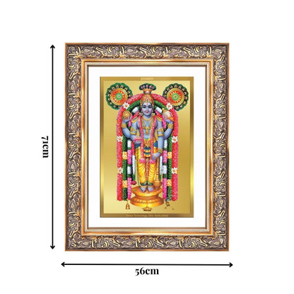Diviniti 24K Gold Plated Guru Vayurappan (Classic) Sacred Sikh Wall Frame for Home Decor & Office Ambiance | Premium Spiritual Gift