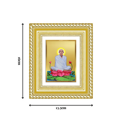 Diviniti 24K Gold Plated Ram Thakur Divine Table Top Frame for Home Mandir & Office Decor | Luxury Spiritual Gift