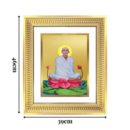 Diviniti 24K Gold Plated Ram Thakur (Classic) Divine Wall Frame for Home Mandir & Office Decor | Luxury Spiritual Gift