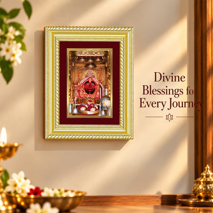 24K Gold-Plated Salasar Balaji Frame | Premium Gift Box | 21.5x17.5 CM