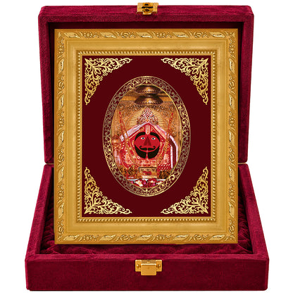 24K Gold-Plated Salasar Balaji Frame | Premium Gift Box | 16x13.5 CM