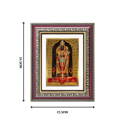 Diviniti 24K Gold Plated Ram Lalla (Classic) Divine Wall and Table Top Frame for Home Mandir & Office Decor | Luxury Spiritual Gift