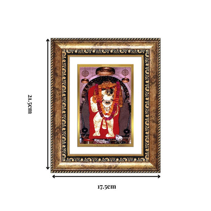Diviniti 24K Gold Plated Mehndipur Balaji (Classic) Divine Wall and Table Top Frame for Home Mandir & Office Decor | Luxury Spiritual Gift